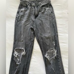 American Eagle Black ripped jeans